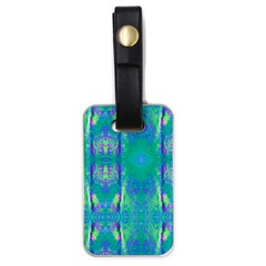 Tank Blue  #scottfreear T= N Green Purple Img 1589 Luggage Tag (one Side) by ScottFreeArt