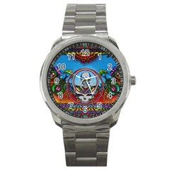 Grateful Dead Wallpapers Sport Metal Watch by Sapixe