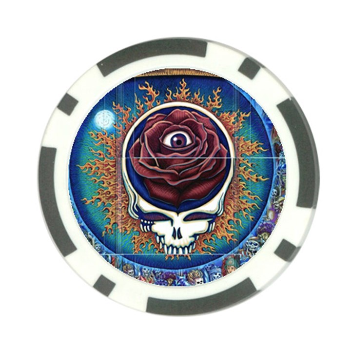 Grateful Dead Ahead Of Their Time Poker Chip Card Guard (10 pack)