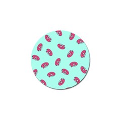 Donuts Pattern Food Colourful Golf Ball Marker by Vaneshart