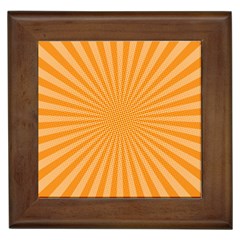 Background Graphic Modern Orange Framed Tile by Vaneshart