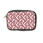 Cute Flowers - Carmine Red White Coin Purse Front