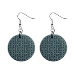 Pattern1 Mini Button Earrings Front