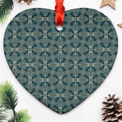 Pattern1 Heart Ornament (two Sides) by Sobalvarro