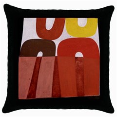 Sophie Taeuber Arp, Composition À Motifs D arceaux Ou Composition Horizontale Verticale Throw Pillow Case (black) by Sobalvarro