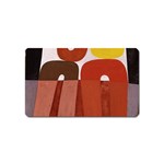 Sophie Taeuber Arp, Composition à Motifs D arceaux Ou Composition Horizontale Verticale Magnet (Name Card) Front