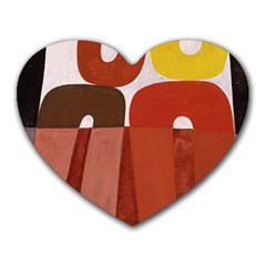 Sophie Taeuber Arp, Composition À Motifs D arceaux Ou Composition Horizontale Verticale Heart Mousepads by Sobalvarro