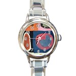 28040456413 D6da7d57d9 O Round Italian Charm Watch Front