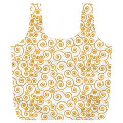 Spiral Pattern Fractal Texture Full Print Recycle Bag (xl) by Wegoenart