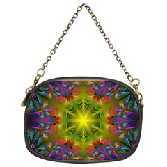 Fractal Abstract Background Pattern Chain Purse (one Side) by Wegoenart