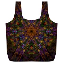 Fractal Abstract Background Pattern Full Print Recycle Bag (xl) by Wegoenart