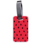 Seamless Watermelon Surface Texture Luggage Tag (two sides) Front