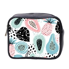 Seamless Pattern With Fruits Mini Toiletries Bag (two Sides) by Nexatart