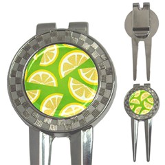 Lemon Fruit Healthy Fruits Food 3-in-1 Golf Divots by Nexatart