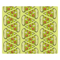 Pizza Fast Food Pattern Seamles Design Background Double Sided Flano Blanket (small)  by Vaneshart