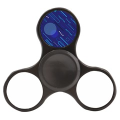 Classic Blue Background Abstract Style Finger Spinner by Vaneshart