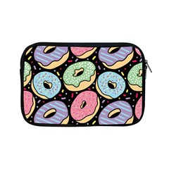 Colorful Donut Seamless Pattern On Black Vector Apple Ipad Mini Zipper Cases by Sobalvarro