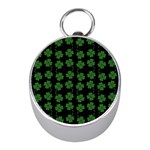 St patricks day Mini Silver Compasses Front