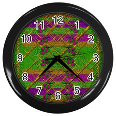 Sakura  Branches A Gift Of Love Wall Clock (black) by pepitasart