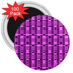 Digital Violet 3  Magnets (100 Pack) by Sparkle