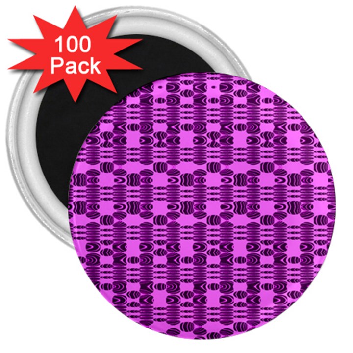 Digital Violet 3  Magnets (100 pack)