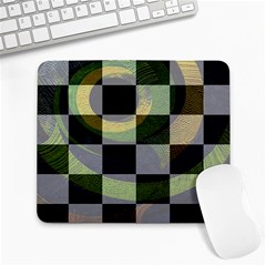 Circle Checks Large Mousepads by Sparkle