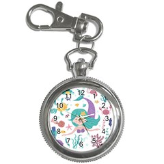 Set Cute Mermaid Seaweeds Marine Inhabitants Key Chain Watches by Wegoenart