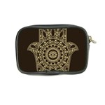 Hamsa Hand Drawn Symbol With Flower Decorative Pattern Coin Purse Back