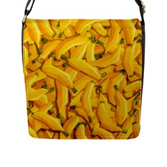 Geometric Bananas Flap Closure Messenger Bag (l) by Sparkle