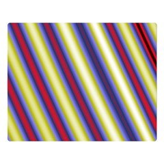 Colorful Strips Double Sided Flano Blanket (large)  by Sparkle