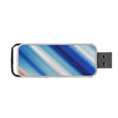 Violet Orange Portable Usb Flash (two Sides) by Sparkle