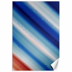 Blue White Canvas 20  X 30  by Sparkle