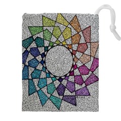 Wirldrawing Drawstring Pouch (5xl) by Sparkle