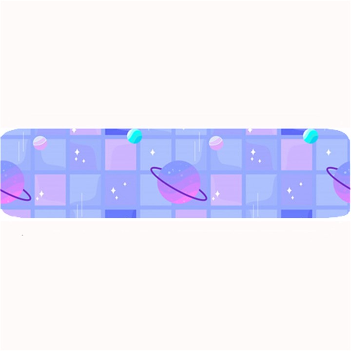 Seamless Pattern Pastel Galaxy Future Large Bar Mats