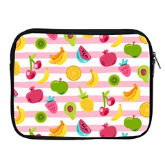 Tropical Fruits Berries Seamless Pattern Apple Ipad 2/3/4 Zipper Cases by Vaneshart