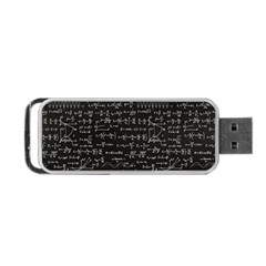 Math Equations Formulas Pattern Portable Usb Flash (two Sides) by Vaneshart