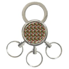 Swimmer 20s Green 3-ring Key Chain by snowwhitegirl