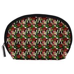 Swimmer 20s Green Accessory Pouch (large) by snowwhitegirl