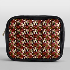 Swimmer 20s Burgundy Mini Toiletries Bag (one Side) by snowwhitegirl