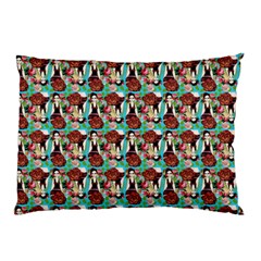 Swimmer 20s Blue Pillow Case by snowwhitegirl