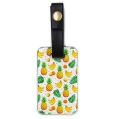 Tropical Fruits Pattern Luggage Tag (one Side) by Vaneshart