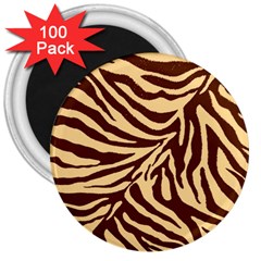 Zebra 2 3  Magnets (100 Pack) by dressshop