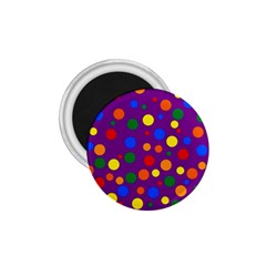 Gay Pride Rainbow Multicolor Dots 1 75  Magnets by VernenInk