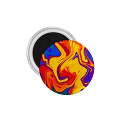 Gay Pride Swirled Colors 1 75  Magnets by VernenInk