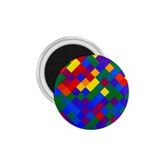 Gay Pride Diagonal Pixels Design 1 75  Magnets by VernenInk