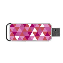 Lesbian Pride Alternating Triangles Portable Usb Flash (one Side) by VernenInk