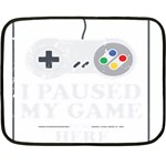 I Had to Pause My Game to Be Here Double Sided Fleece Blanket (Mini)  35 x27  Blanket Front