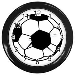 Soccer Lovers Gift Wall Clock (black) by ChezDeesTees