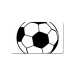 Soccer Lovers Gift Magnet (Name Card) Front