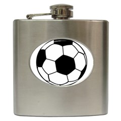 Soccer Lovers Gift Hip Flask (6 Oz) by ChezDeesTees